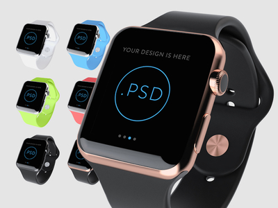 Apple Watch Free Mockup PSD